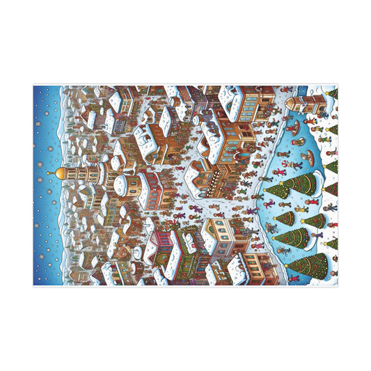 Winter Scene - Gift Wrap Papers