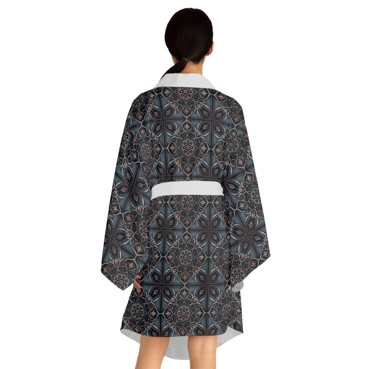 Long Sleeve Kimono Robe (AOP)