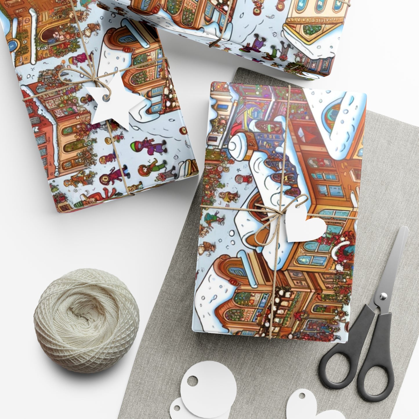 Winter Scene - Gift Wrap Papers