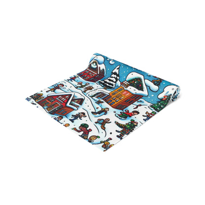 Winter Scene - Table Runner (Cotton, Poly)