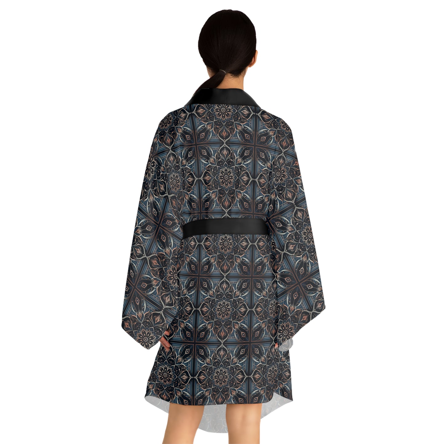 Long Sleeve Kimono Robe (AOP)